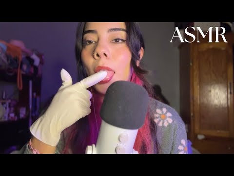 ASMR ☆ SPIT PAINTING con guantes de LATEX 🧤🤍