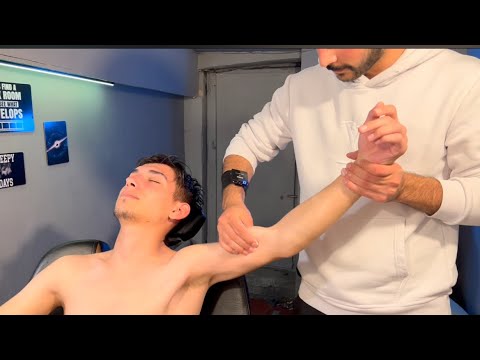 Getting Ready to Fall Asleep in My Perfect ASMR Massage Barber Massage and Relaxation