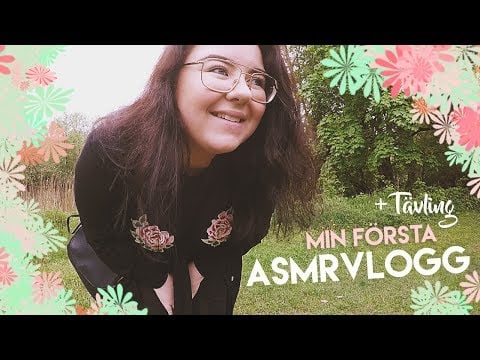 Min första ASMRVLOGG!!!! + Tävling till er!!