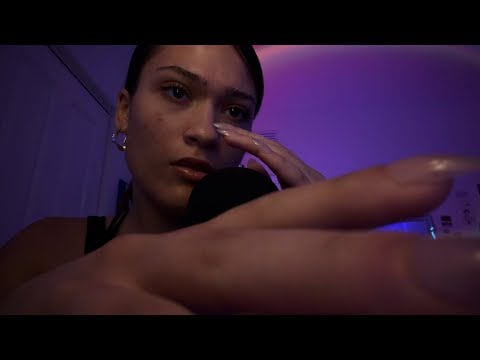 ASMR Up-Close Tktk Sksk Sounds with Hand Movements