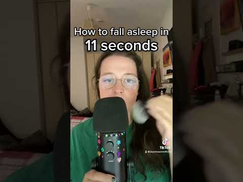How to fall asleep in 11 seconds 😴 #shorts #shortsvideo #asmr