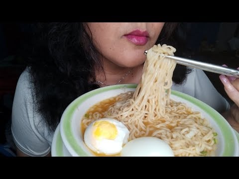 ASMR Comiendo Ramen/ Maruchan 🍜☺️