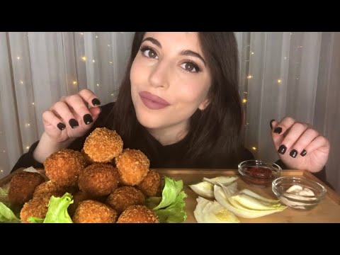 MUKBANG ASMR : POLPETTE CROCCANTI & CHIACCHIERE 😋