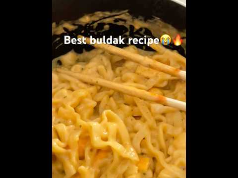 Buldak in bed is HAPPINESS! want the recipe?