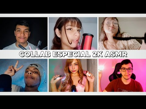 ASMR Collab | Especial 2k de inscritos (mouth sounds, tapping, hands movements...)