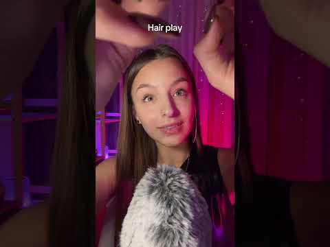 Hair role play 💗✨ #asmr #relax