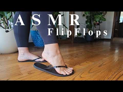 ASMR| Cute Flip Flop Sandals | Walkingg