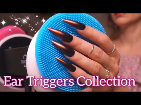 ASMR Ear Collection For Sleep & Deep Relaxation ❤️ Ear Cleaning, Ear Massage, Mic Scratching & more