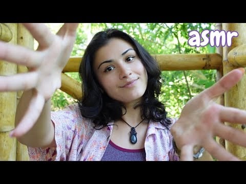 ASMR | Outdoors 💚 Hand Movements + Nature Sounds