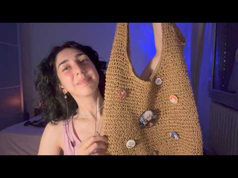 ASMR ITA | AGGIUNGO LE SPILLE ALLA MIA BORSA (soft spoken)