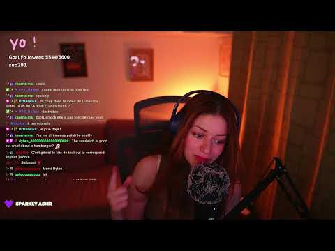 ASMR LIVE  : BLABLA  et un max de triggers (NO PUB)