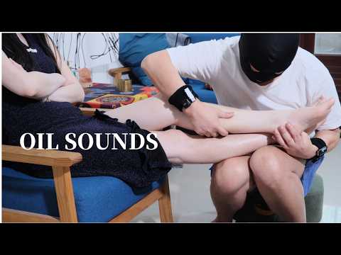 ASMR | Slippery Oil Leg Massage for Ultimate Relaxation