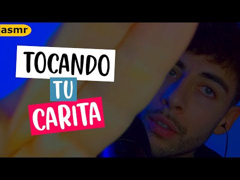 ASMR 😴 Tocando tu CARA + MOUTH SOUNDS 👅 hasta que te duermas | ASMR Español