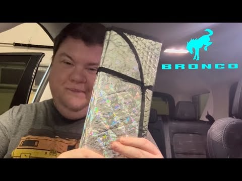 ASMR TOUR OF OUR NEW BRONCO RELAXING CAR SOUNDS + WINDSHIELD 