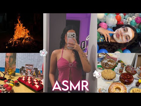 ASMR VLOG - UM DIA COMIGO 🌸 | festa junina, rotina, aniversário 