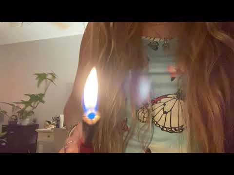 ASMR incense burning and tapping 🔥 no talking and lofi