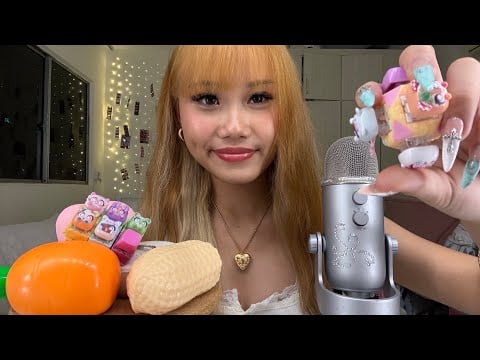 my fidget collection ASMR 🍥ྀི˚.༘⋆ (no mid-roll ads)