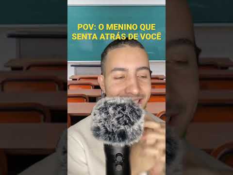 O MENINO QUE SENTA ATRÁS DE VOCÊ TE CUTUCANDO 😨 #asmr #shorts