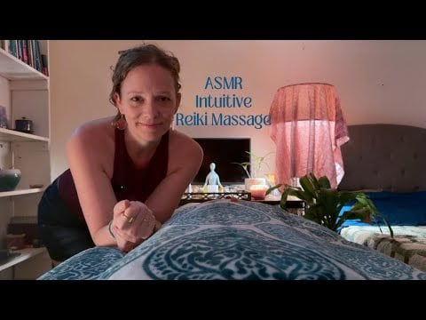 ASMR Intuitive Reiki & Placebo Massage💆🏼‍♀️Soft Spoken & Gentle Rain Sounds☔️Crystals, Smoke, Spray