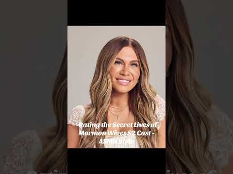 ASMR Voiceover - Rating the Secret Lives of Mormon Wives S2 Cast! #slomw #asmr #asmrvideo