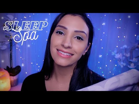 ASMR Sleep Spa | Sleep Treatment + Pampering and Relaxing you Before Bed