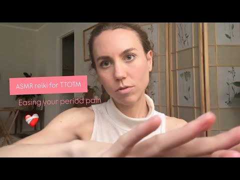 ASMR reiki for soothing/aiding with period pain/cramps