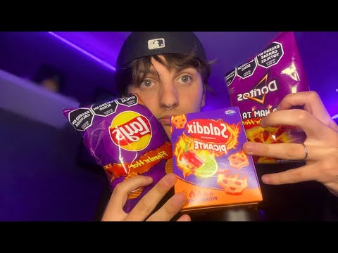 asmr español probando snacks picantes 🌶️🥵