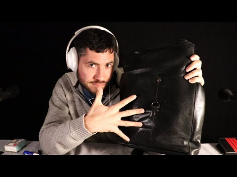 ASMR MON SAC DE VILLE EN CUIR