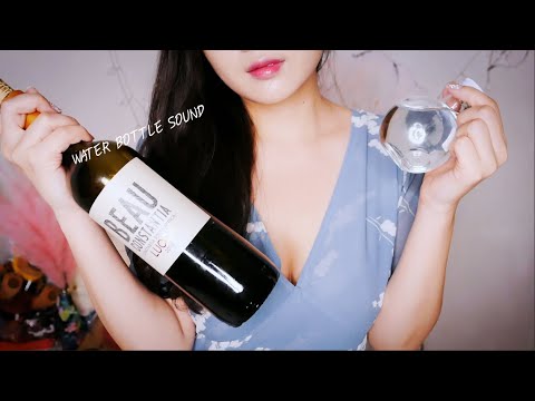 ASMR Water Bottle Sounds  shaking shaking 💦 No Talking  binal 2 mic