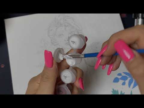 [ASMR] (No Talking) Painting Sound, 페인트 칠하는 소리