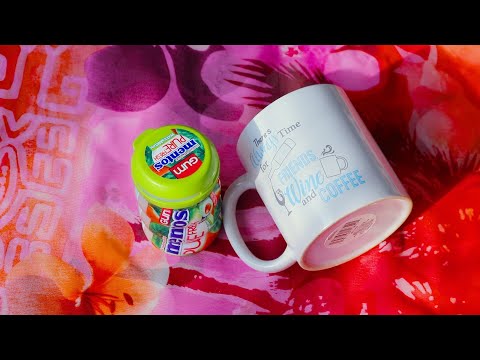 Got A New Mug From Dollar Tree ASMR Mentos Gum /Tapping