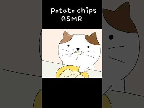 ASMR Potato chips 🥔 eating & cooking asmr #cooking #eating #pedro #asmr