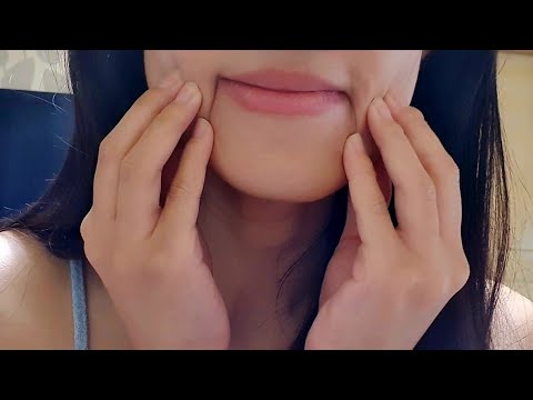 ASMR Skin Scratching With Nails 💅 body tracing, collarbone tapping, face touching, palm tapping
