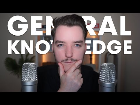 [ASMR] Can You Pass This General Knowledge Quiz?