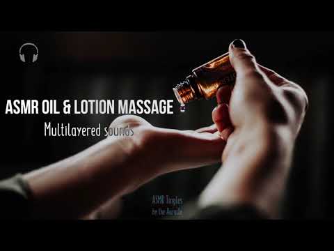 Intense ASMR  ★ Oil & Lotion Ear Massage ★ [multilayered] [no talking]