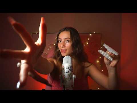 0.5 ASMR | Clipping ur hair back + hand movements for deep sleep (Intense and up-close) ⋆˚꩜｡