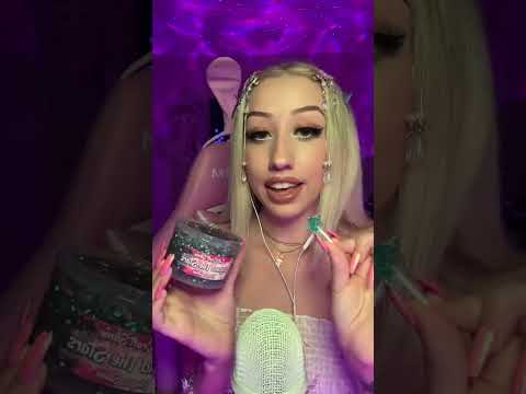 Rate this slime 1-10 💜 #asmr #tingles #slime #slimeasmr #asmrvideo