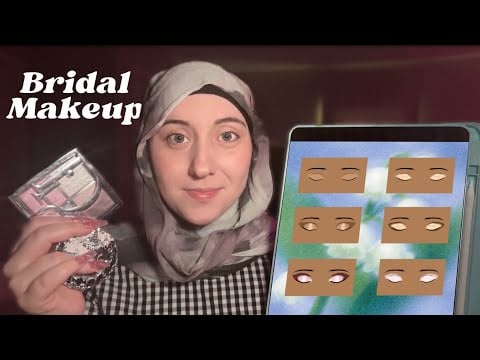 ASMR Doing Your Bridal Makeup for Your Wedding