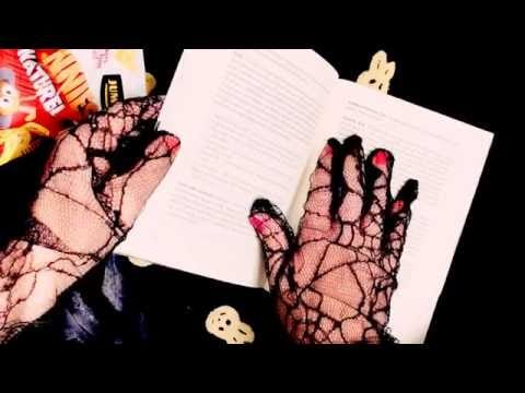 Black Lace Gloves Spiderweb💋📖 reading in Dutch 🎧 A B C DYLAN🌟 [[ASMR]]