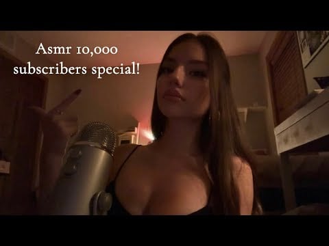 Asmr saying my subscribers names for 10k 💗 | Asmr dizendo os nomes dos meus seguidores 