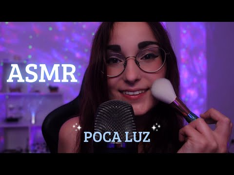 ASMR Brochas, Visual & Mouth Sounds con POCA LUZ