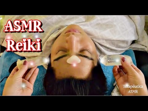 Duerme Rápido 😇 ASMR ESPAÑOL FACIAL Y REIKI / Whisper Soft Spoken SPIRITUAL CLEANSING