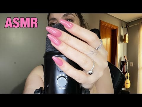 ASMR Unhas no microfone & Sons de boca 👄 