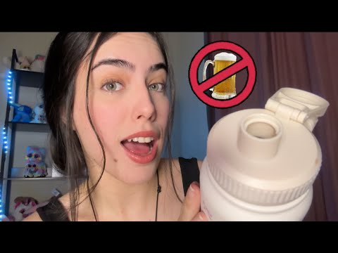 ASMR- amiga cuidando de você BÊBADO(A)!  