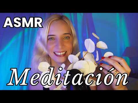 ASMR MEDITACION PARA DORMIR 😴 Calmar la Mente y Reducir Ansiedad (Visualización Jardín de Flores)