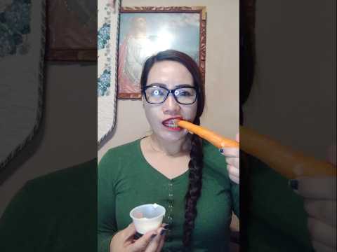HOW I EAT CARROT#mukbang #shortsfeed #food #everyone #viral #viralvideo #viralshorts #asmr