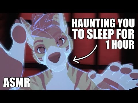 [Furry ASMR] Ghost haunting you to a deep sleep (1 HOUR) [Personal Attention]  👻