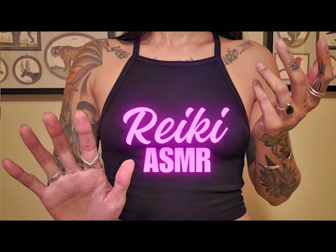 Reiki ASMR l finger fluttering l hand movements l hypnotic l lofi l no talking