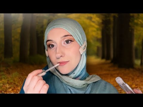 ASMR Doing Fall Makeup On Myself :p 🍂🎃
