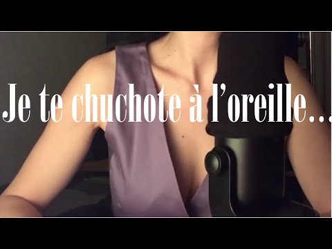 {ASMR} Je chuchote près de ton oreille douceur et relaxation * ASMR français * chuchotement